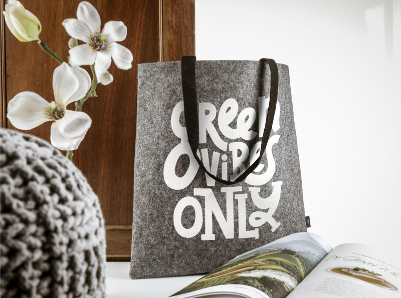 RPET felt shopper 260791_003 (Grey)
