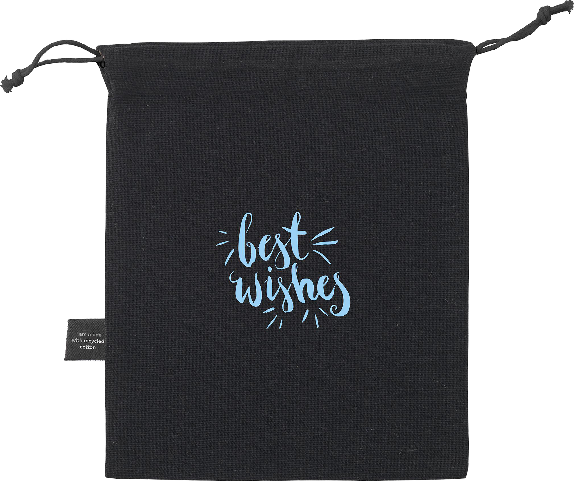Picture of Recycled cotton gift pouch (150gsm/4.4oz)