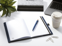 RPET felt notebook (approx A5) 263889_307 (Dark blue)