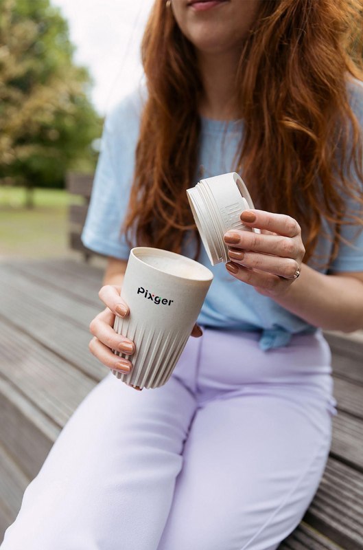 BE O coffee cup (340ml) 269429_030 (Cream)