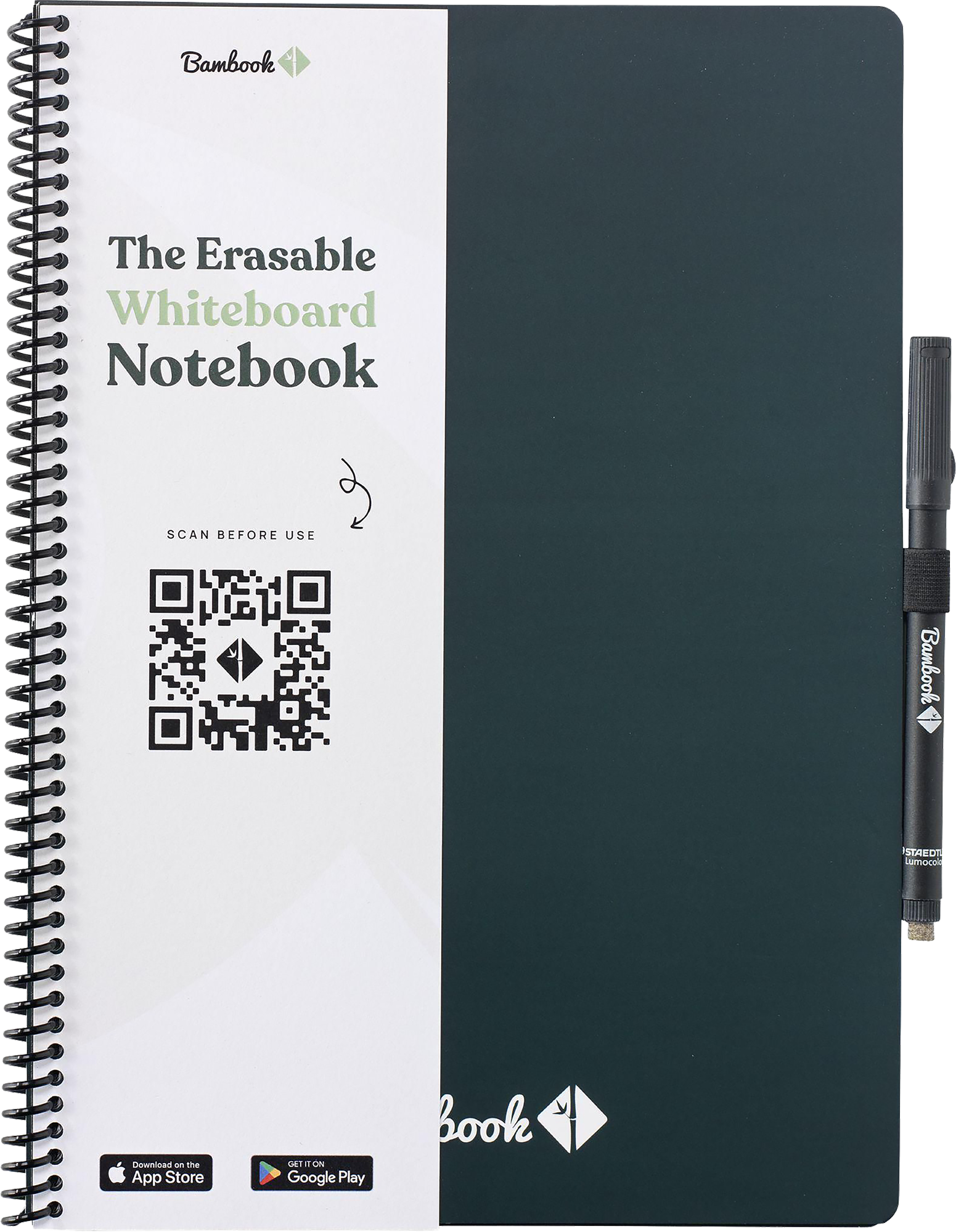Picture of Bambook notebook with pen loop (approx A4)
