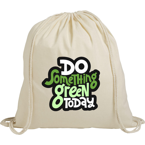 Cotton drawstring bag (100 gsm/2.95oz)