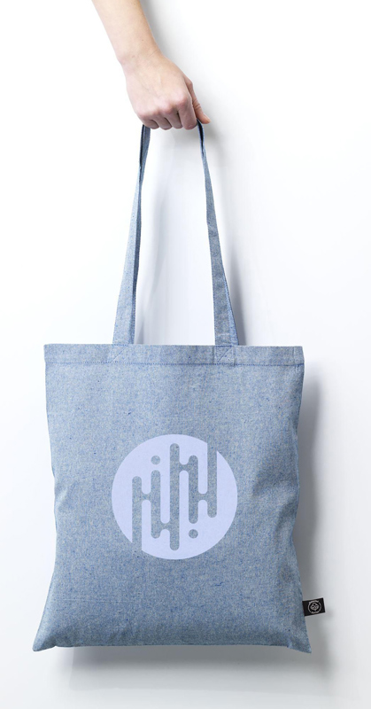 Recycled cotton shopper (180 g/m² / 5.30z) 262254_005 (Blue)