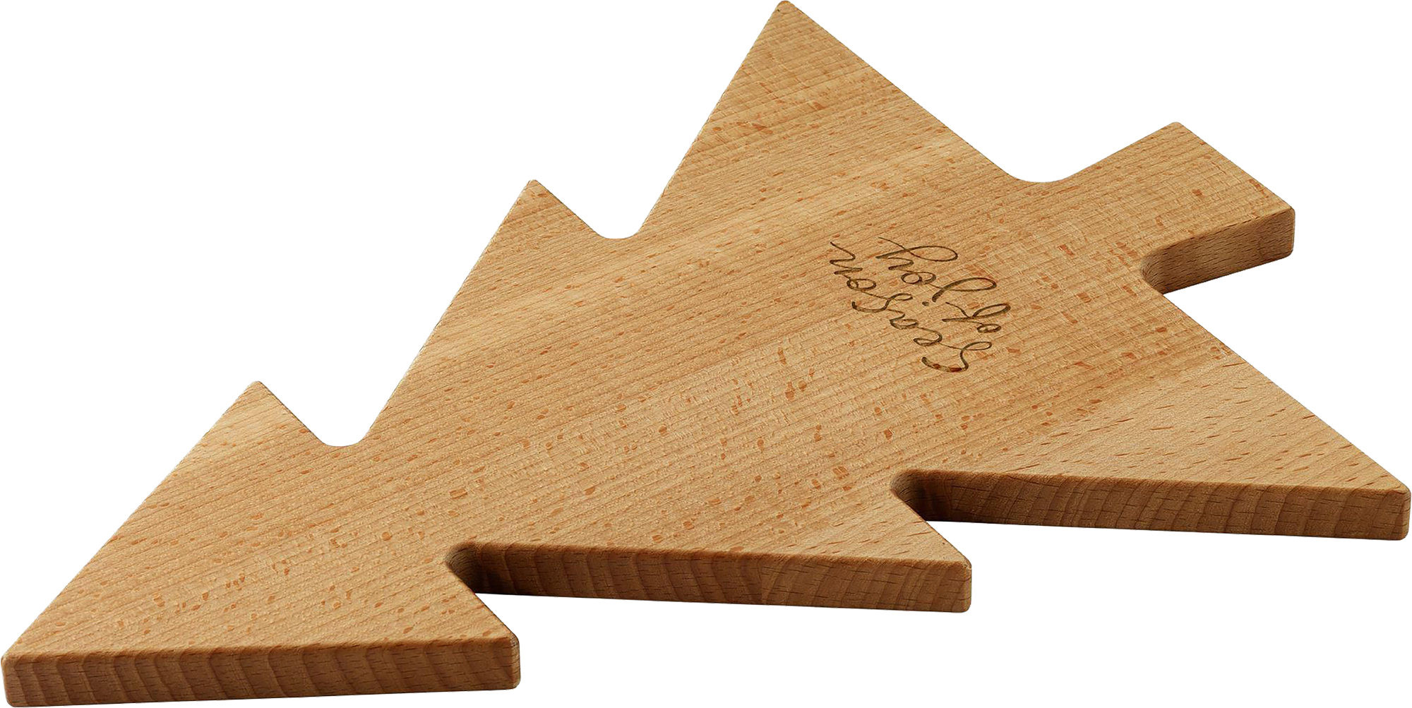 Picture of Bowls and Dishes - Pure wood - Christmas tree serving board