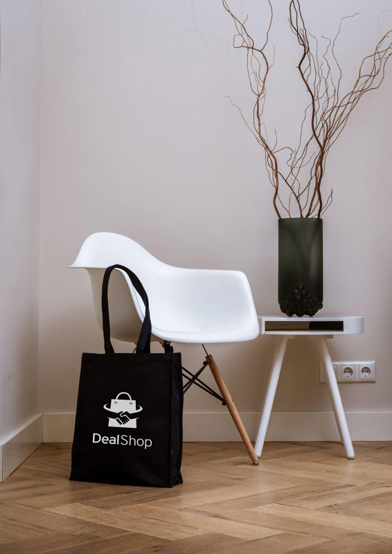 Recycled canvas bag (260gsm/7.6oz) 264174_001 (Black)