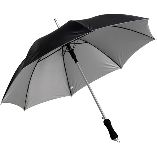 Umbrella with silver underside