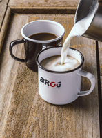 Retro enamel mug (350 ml) 260853_169 (White/black)