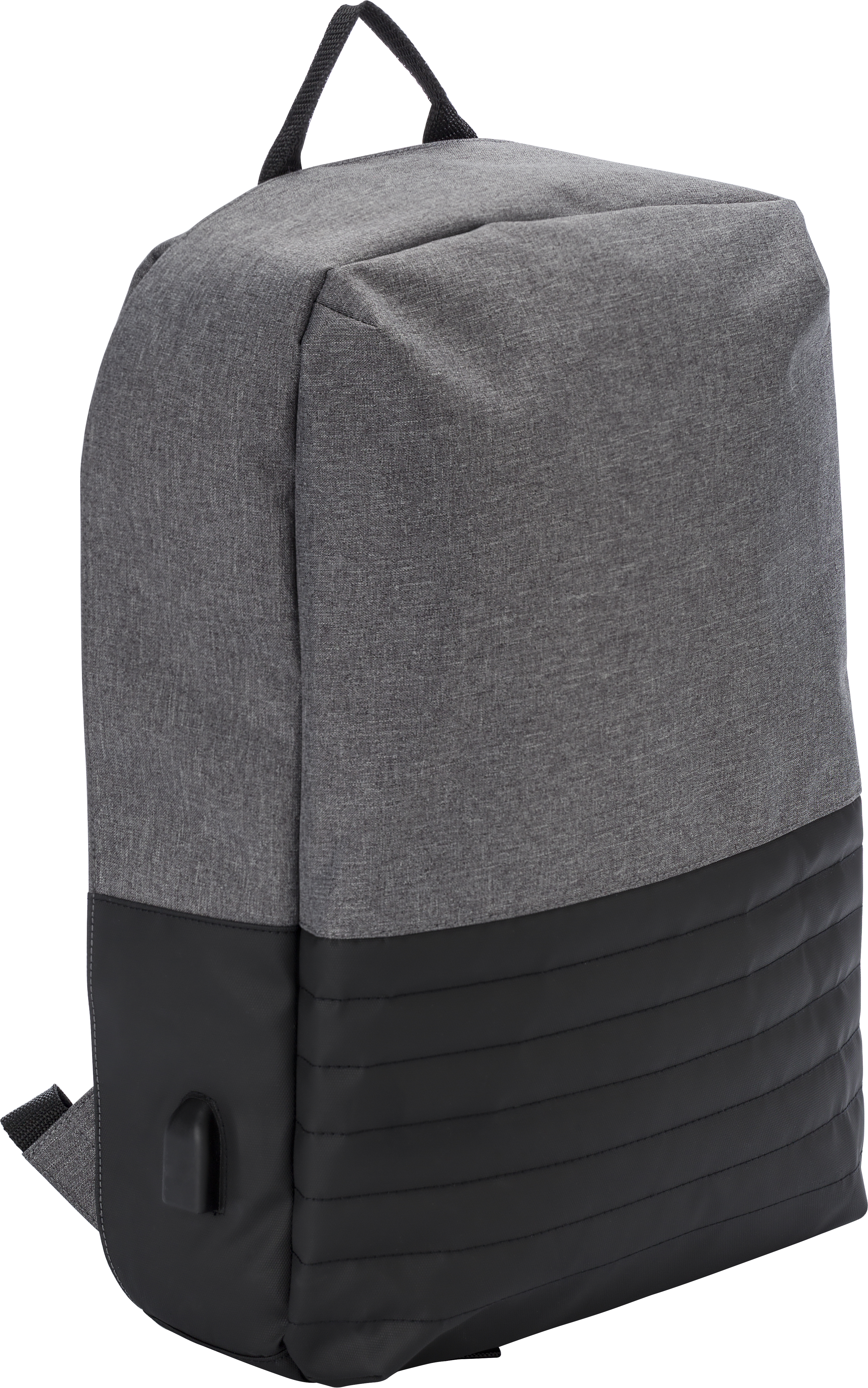 Milano anti theft outlet backpack with usb port