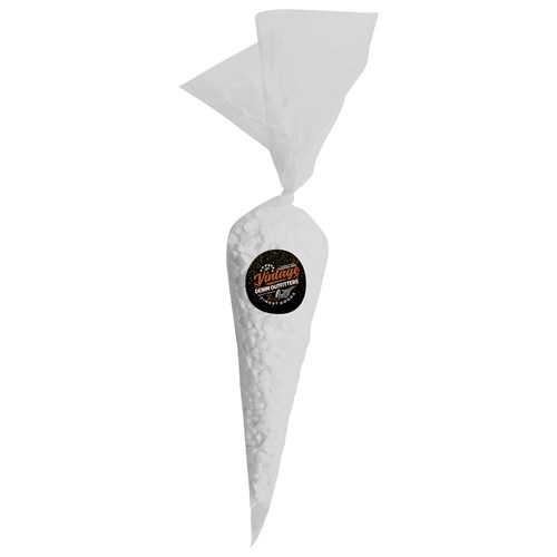 240gr Sweet cones with printed label and filled with extra strong mints