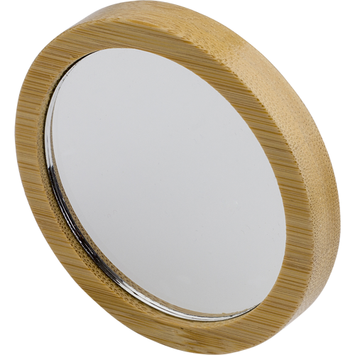 Bamboo pocket mirror