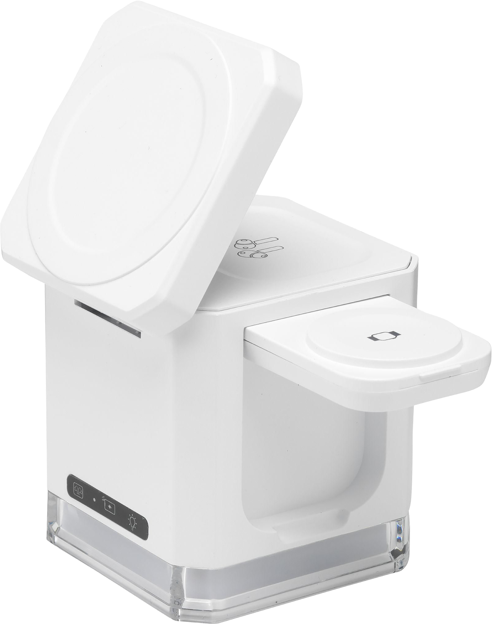 Picture of Cube 3-in-1 recycled ABS charging stand