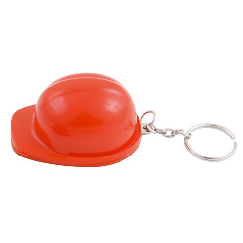 Hard hat bottle opener and key chain