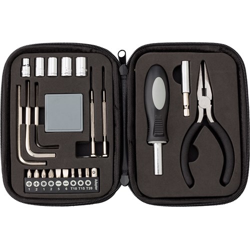 Tool set in leather case (24pc)
