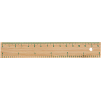 Bamboo ruler 8930_011 (Brown)