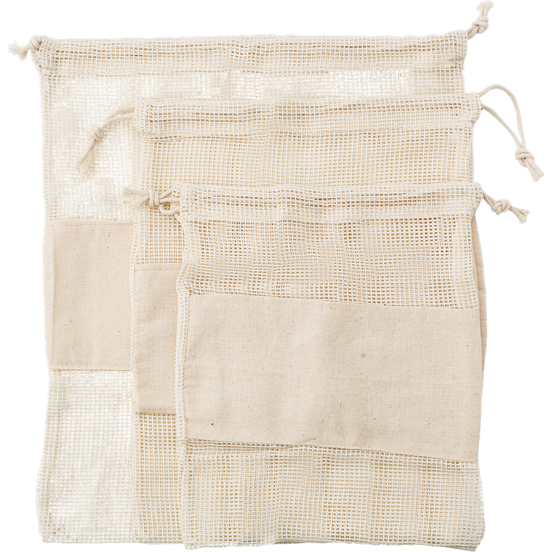 9339 Natural cotton mesh bags Impression Europe