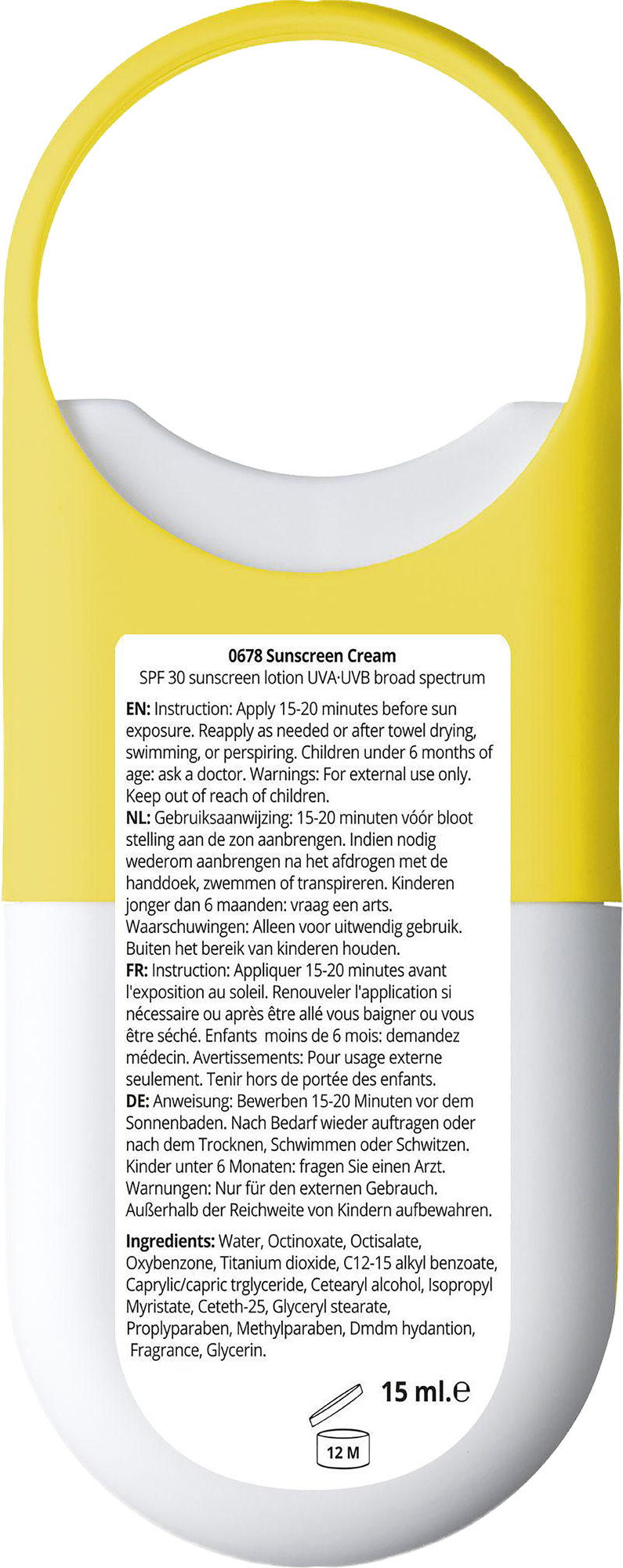 Picture of Sunscreen 15ml spray (SPF30)