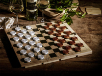 Rackpack wine gift box & checkers game 269421_945 (Wood)