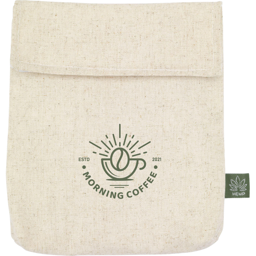 Hemp sandwich pouch bag