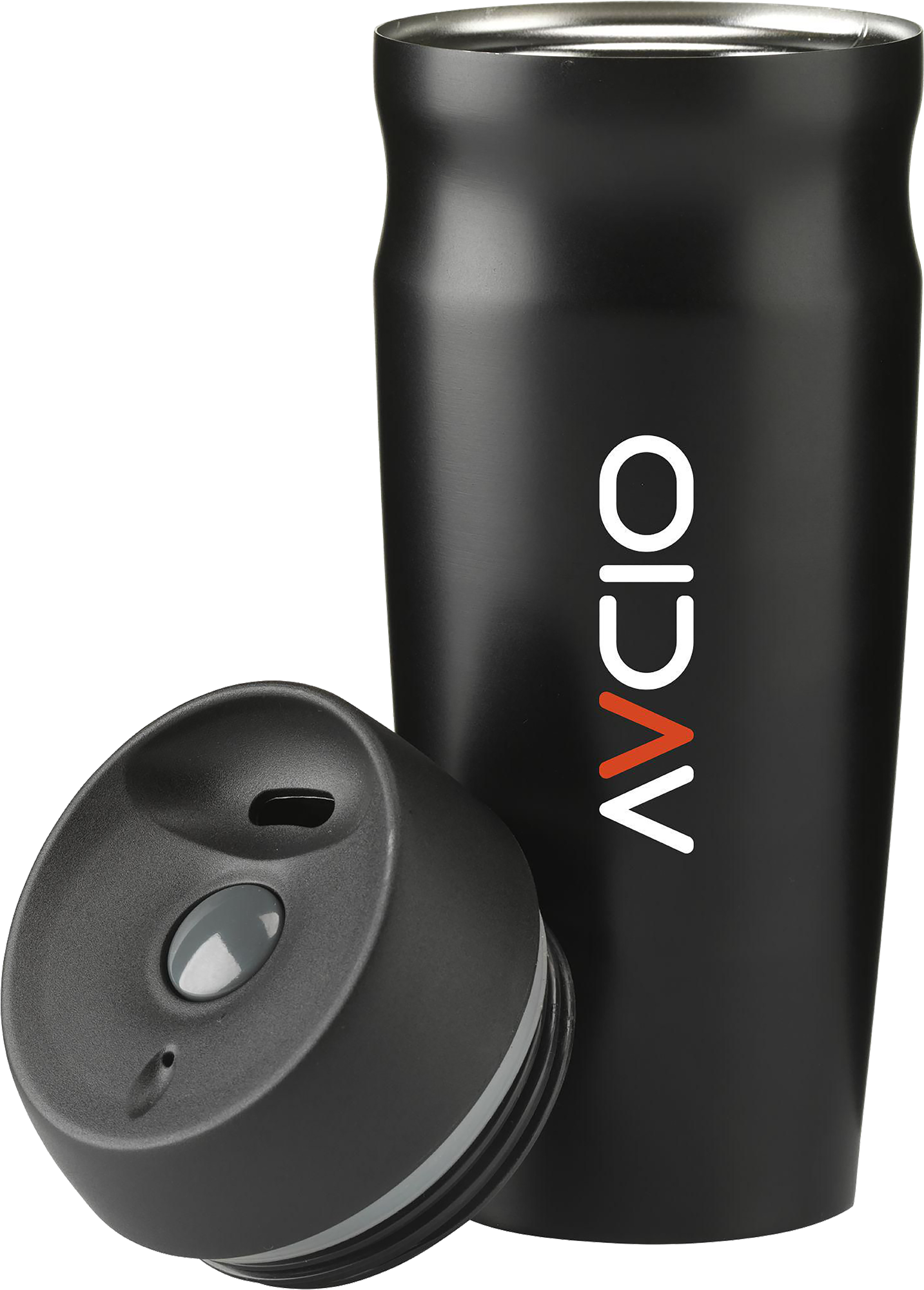 Picture of Recycled steel double walled travel mug (450ml) 