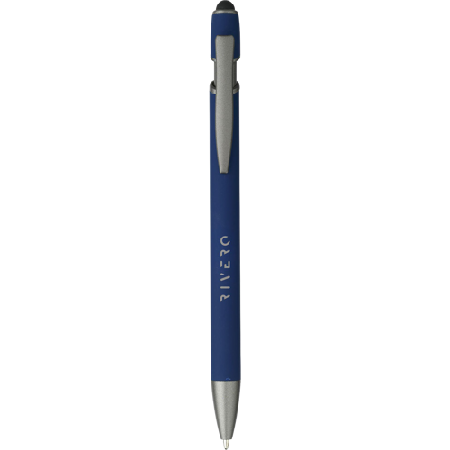 Luca Recycled aluminium soft touch ballpen