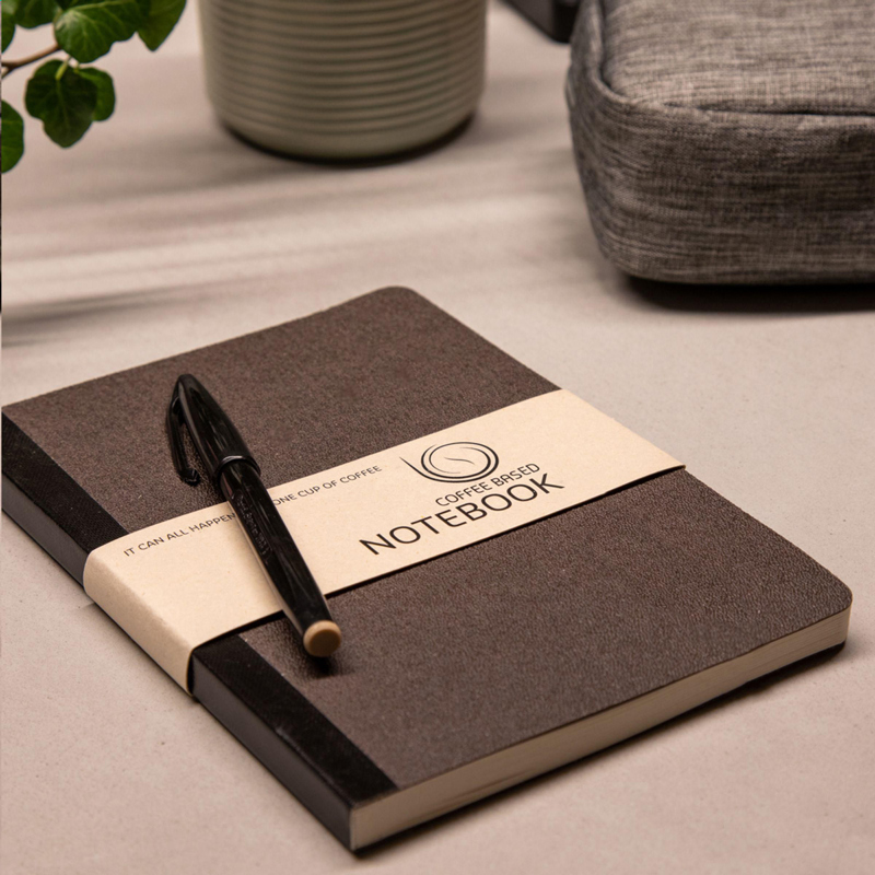 Coffee cover notebook (approx. A5) 269001_011 (Brown)