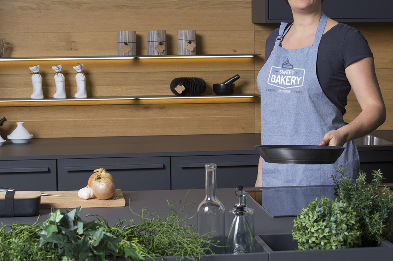Recycled cotton apron (160gsm/4.71oz)  262884_005 (Blue)