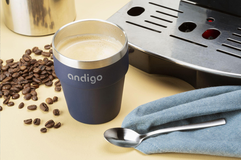 Recycled double walled cup (300ml) 262249_005 (Blue)