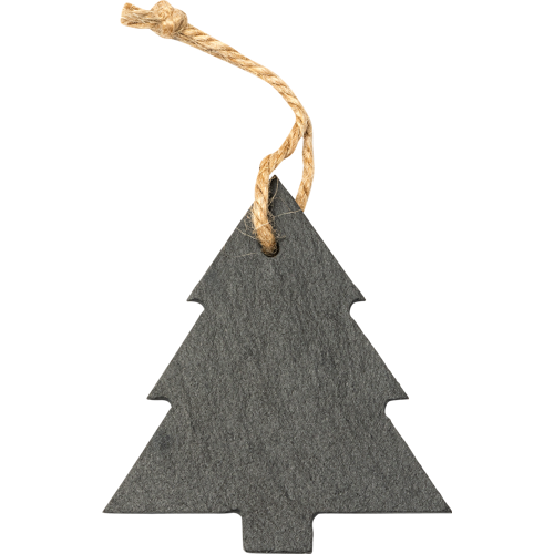 Slate tree ornament