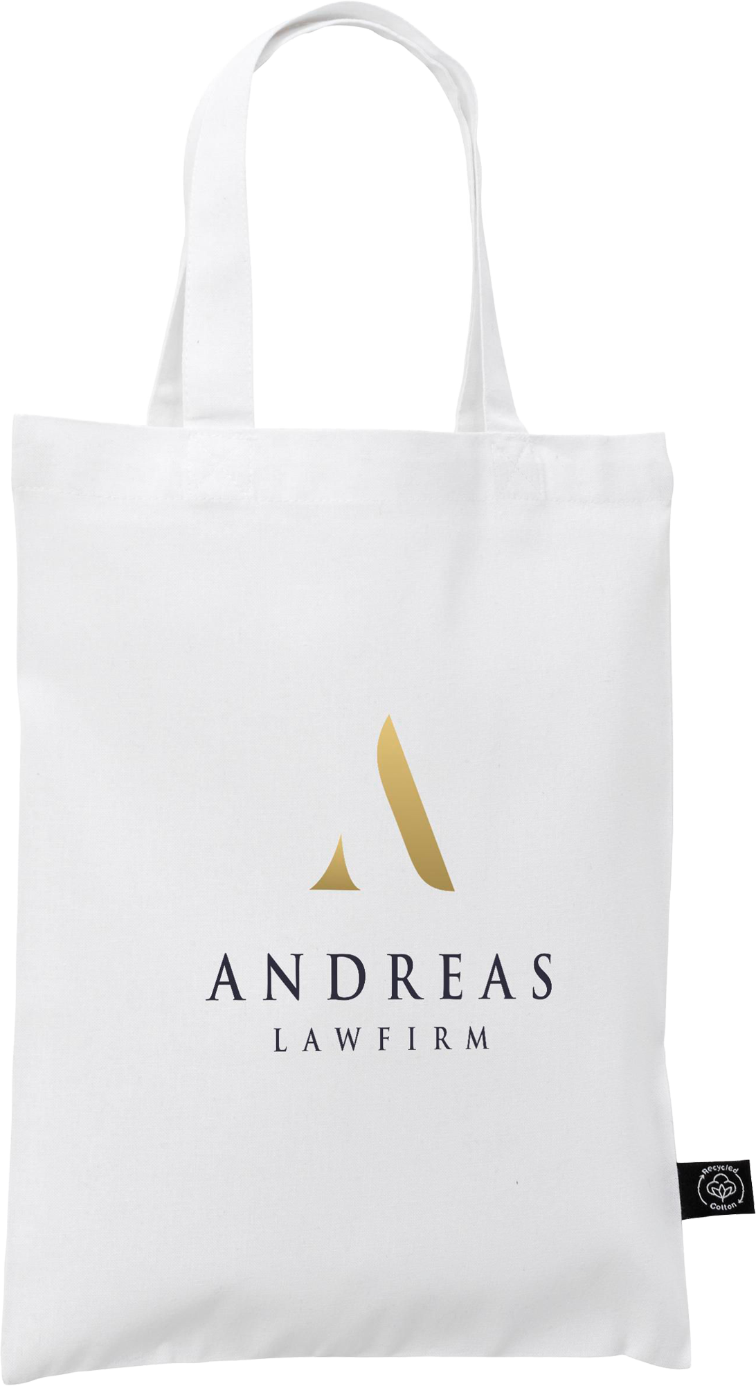 Picture of Small recycled cotton bag (140 gsm/4.12oz)