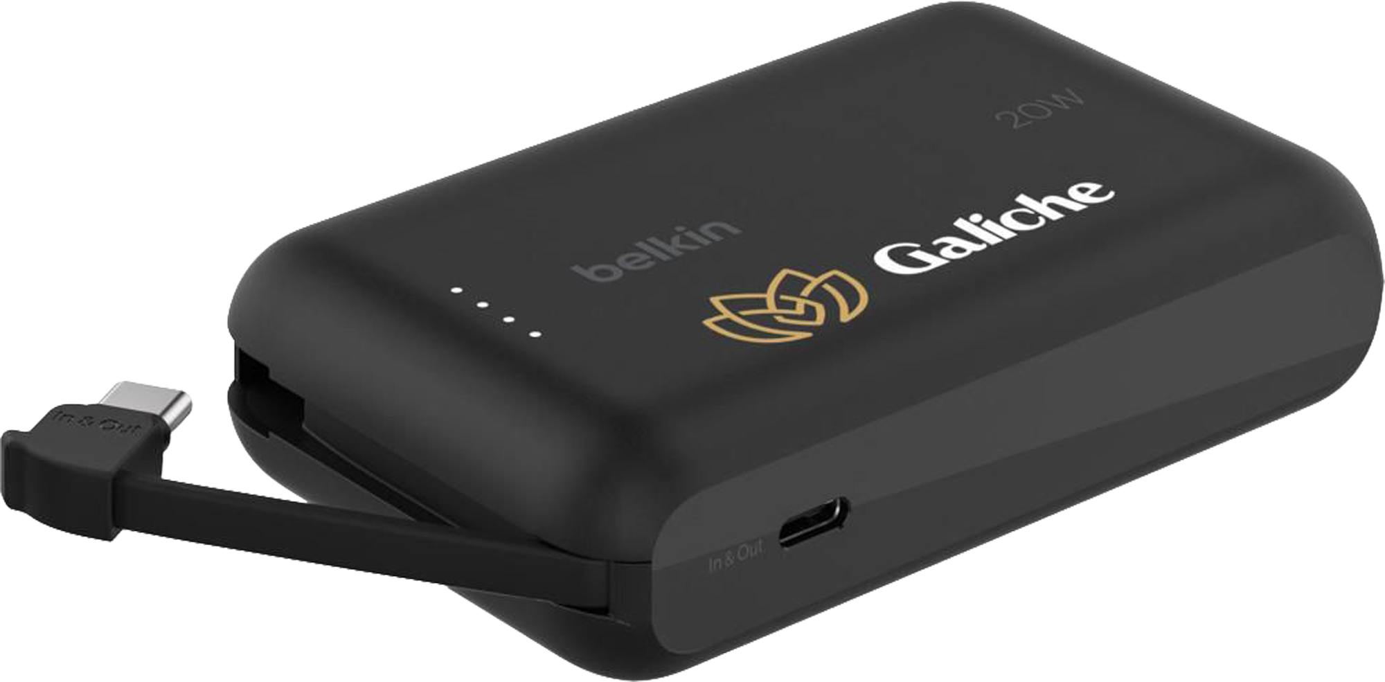 Picture of Belkin power bank with integrated cable (10,000mah)