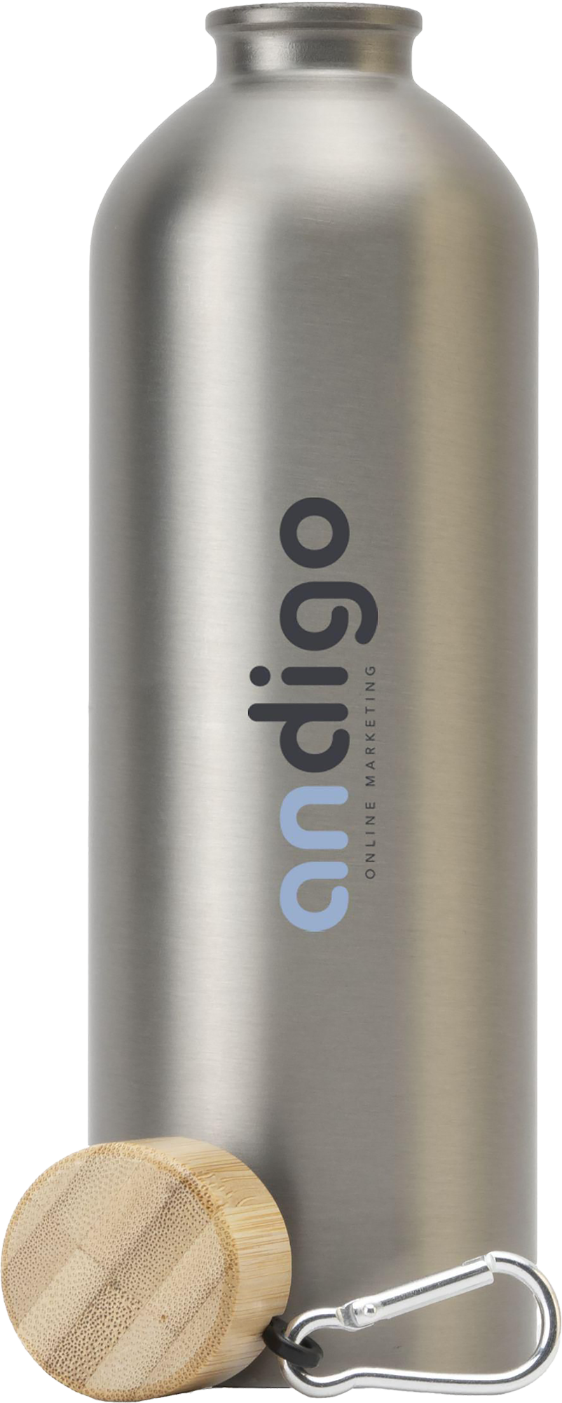Picture of Recycled stainless steel single walled bottle (750ml)