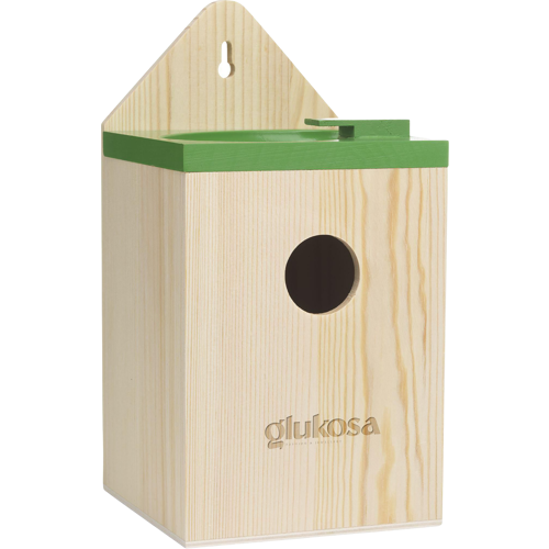 Wooden bird house