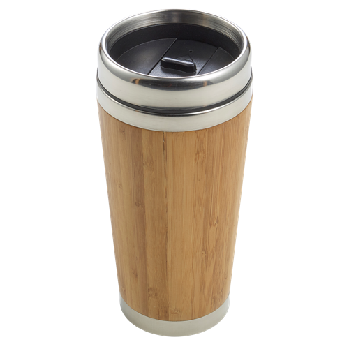 Bamboo double walled travel mug (400 ml) 8947_011