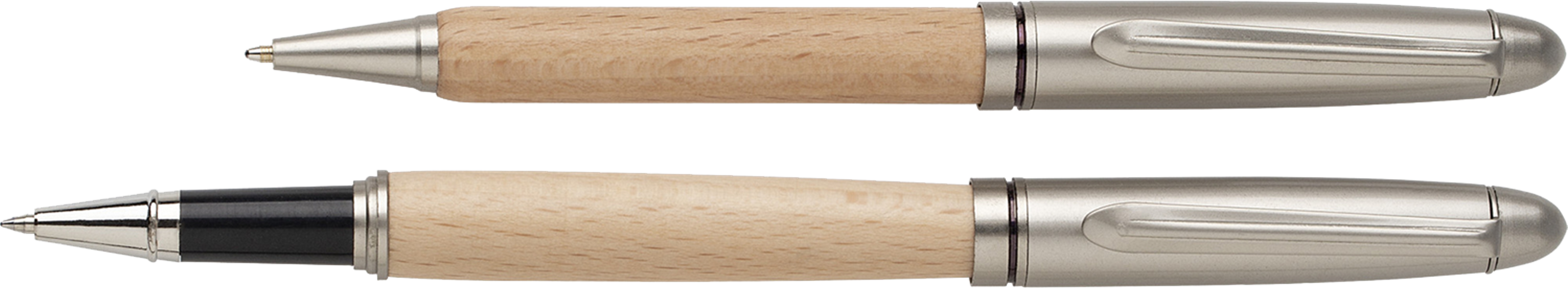 Beech wood writing set 9156_011 (Brown)