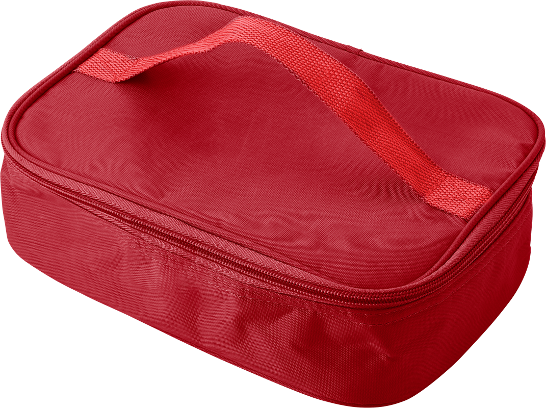 Cooler bag with lunch box 2128_008 (Red)