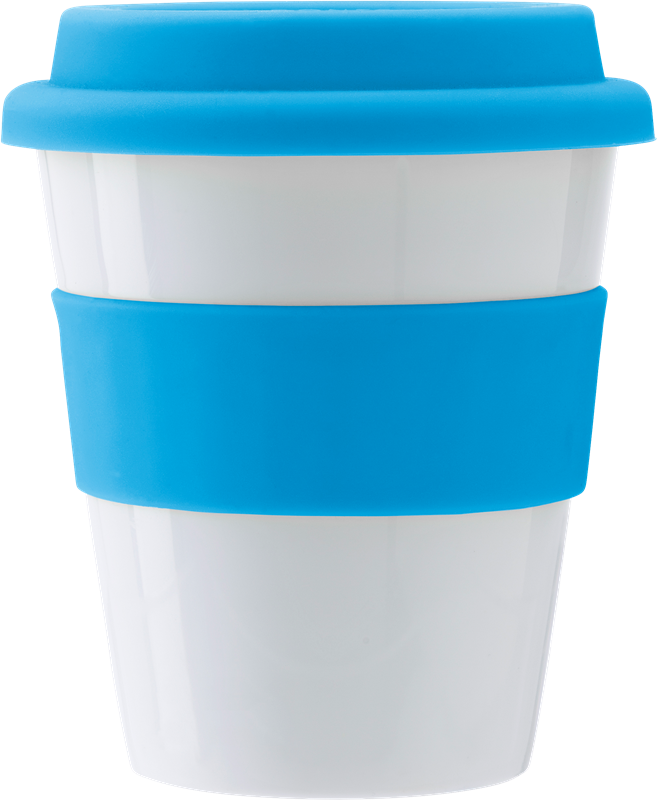 Plastic mug (356ml) 3203_018 (Light blue)