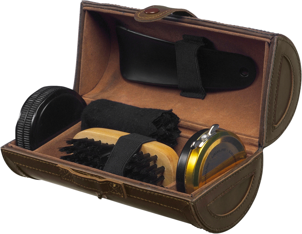 Shoe polish set 3836_011 (Brown)