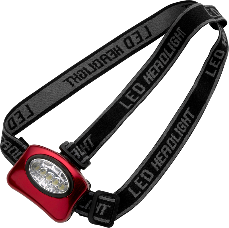 Head torch, 5 LED lights 4859_008 (Red)