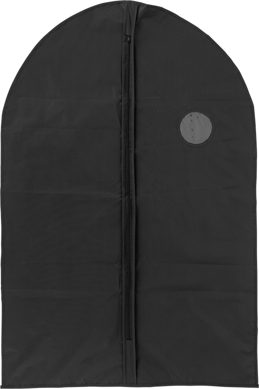 Garment bag with a zipper 6449_001 (Black)