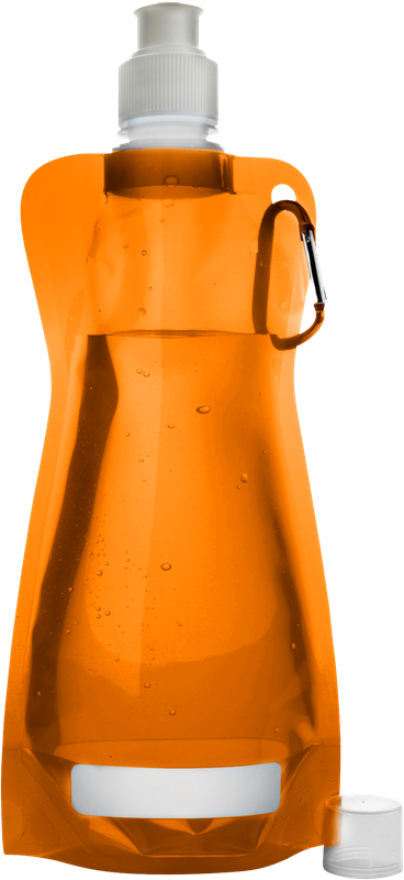 Foldable water bottle (420ml) 7567_007 (Orange)