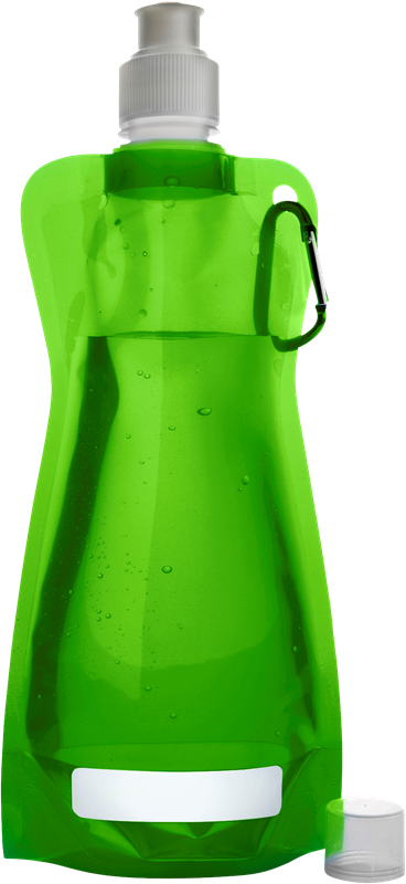 Foldable water bottle (420ml) 7567_029 (Light green)