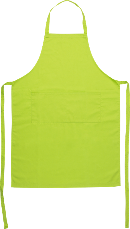 Cotton with polyester apron 7635_019 (Lime)