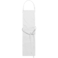 Cotton with polyester apron 7635_002 (White)