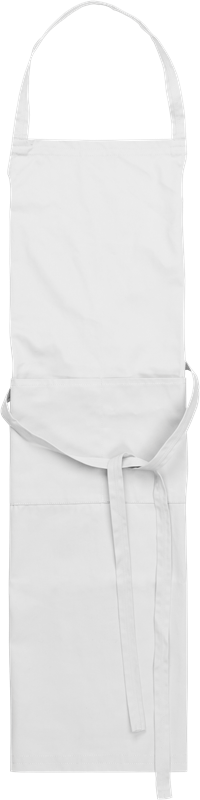 Cotton with polyester apron 7635_002 (White)