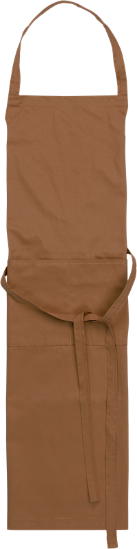 Cotton with polyester apron 7635_011 (Brown)