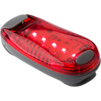 Safety light with clip 8219_008 (Red)