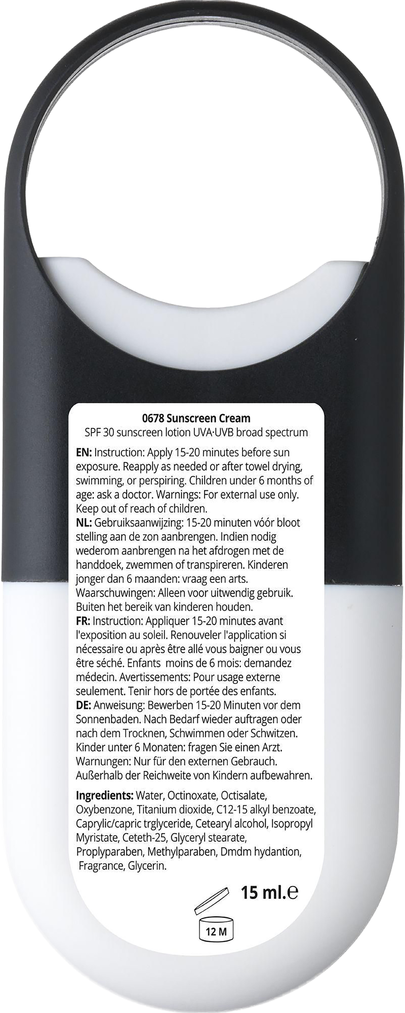 Picture of Sunscreen 15ml spray (SPF30)
