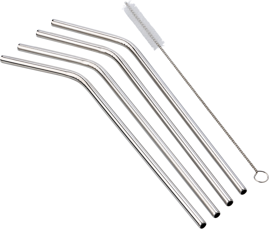 Stainless steel straws 8236_032 (Silver)