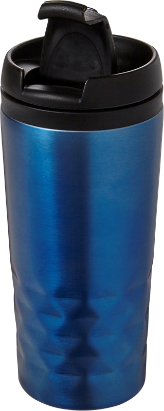 Stainless steel double walled travel mug (300ml) 8240_005 (Blue)