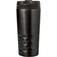 Stainless steel double walled travel mug (300ml) 8240_001 (Black)